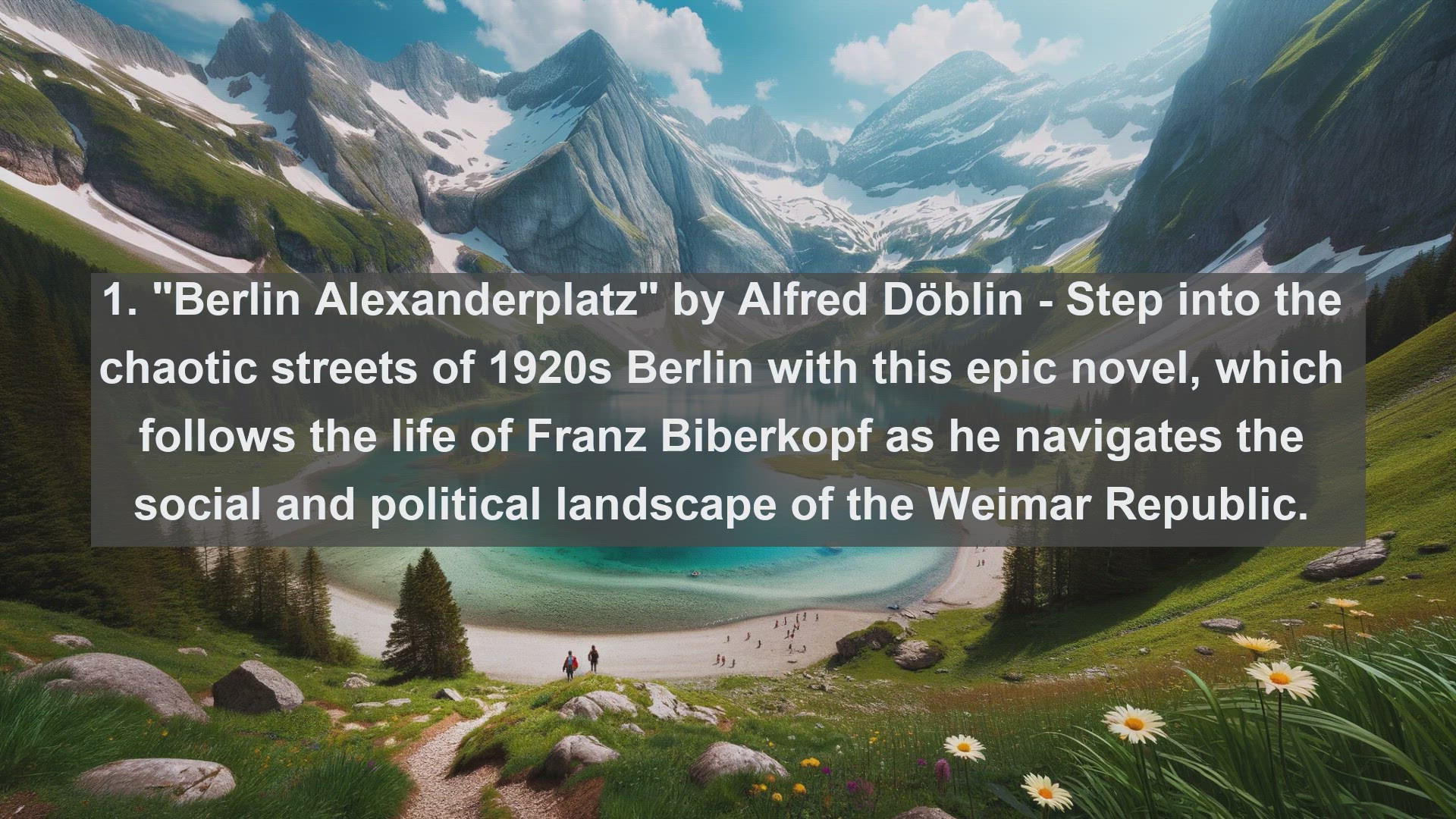'Video thumbnail for Top 10 German Novels on the Weimar Republic'