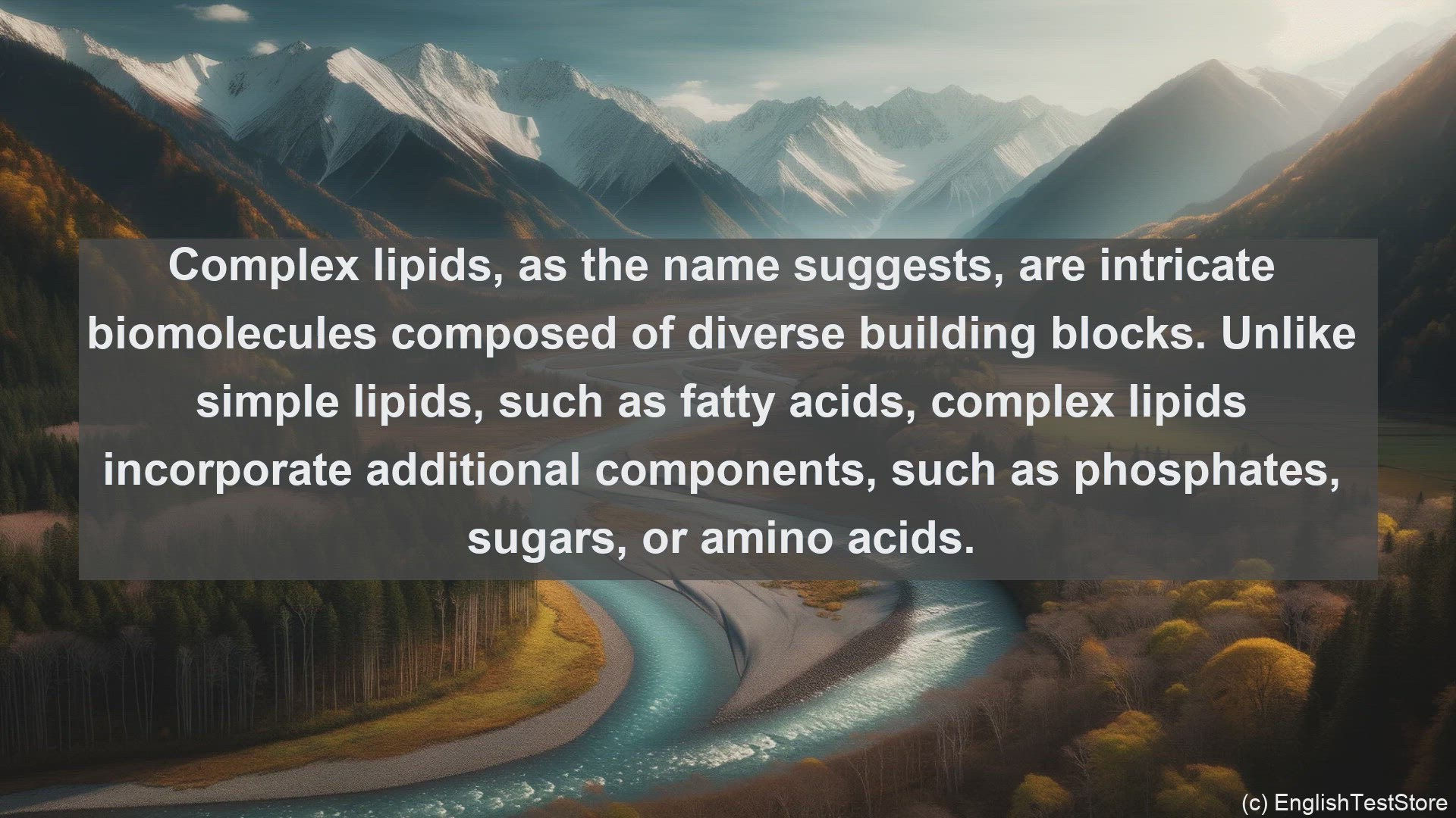 'Video thumbnail for Complex lipids in science  definition and examples'