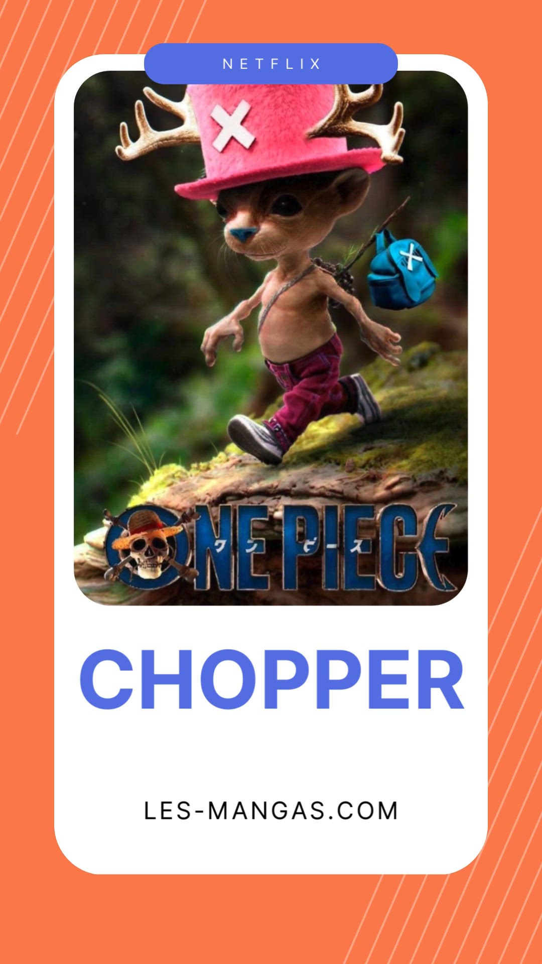 Video thumbnail for Chopper  One piece Live Action Netflix ! 🦌🏴‍☠️