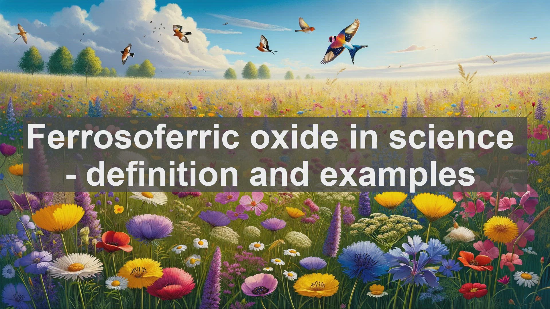 'Video thumbnail for Ferrosoferric oxide in science  definition and examples'