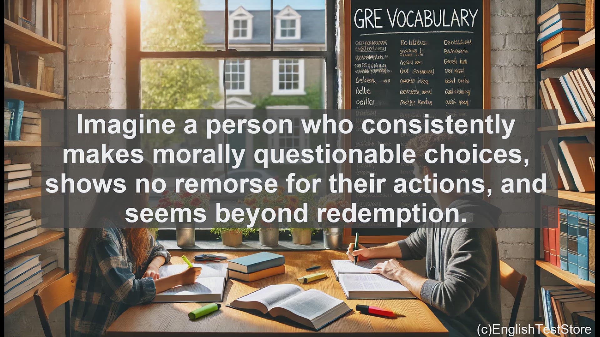 'Video thumbnail for GRE Vocabulary Lesson: Exploring the Powerful Word 'Reprobate''