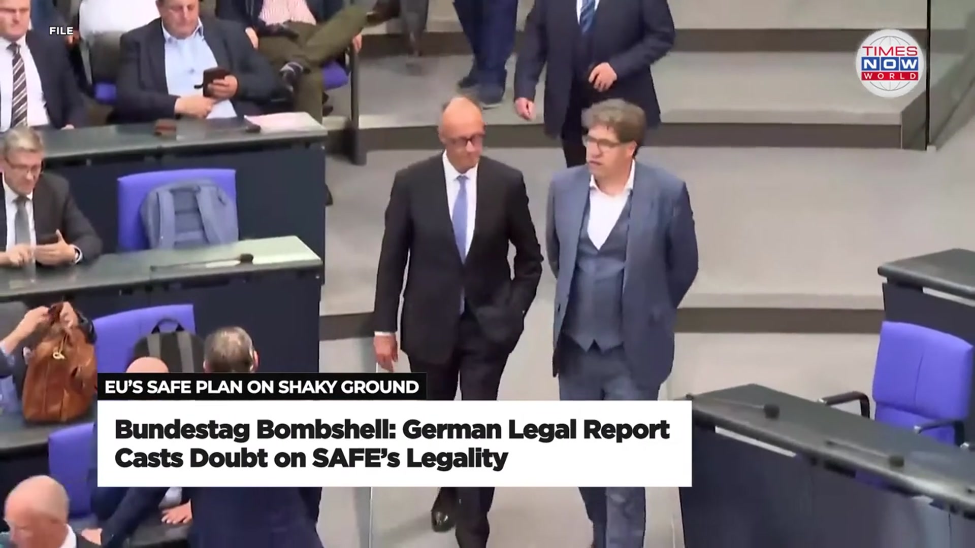 'Video thumbnail for EU’s €150 Billion ‘SAFE’ Plan Now Legally ‘Unsafe’? German Report Drops Bombshell| Times Now World'