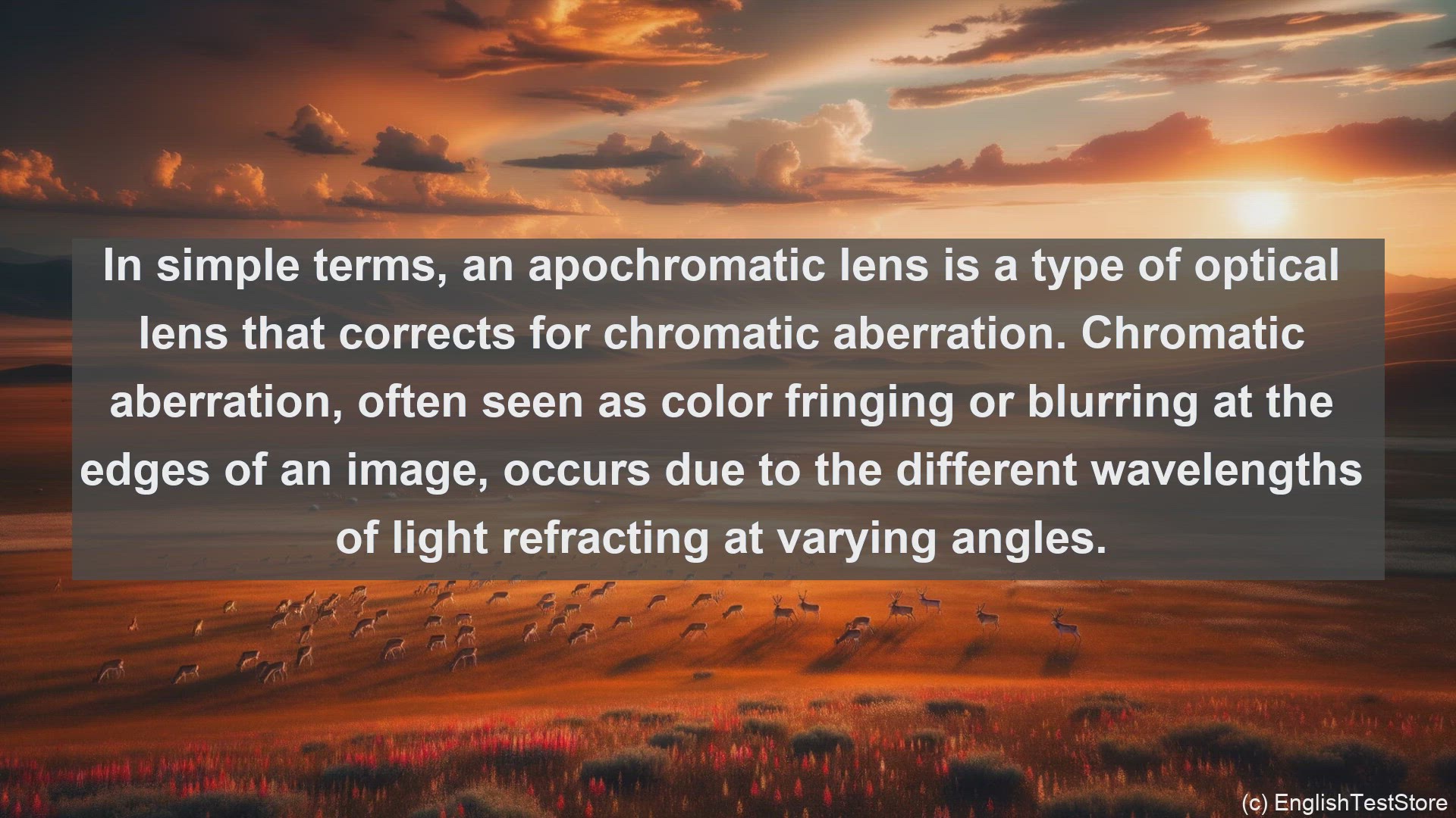 'Video thumbnail for Apochromatic lens in science  definition and examples'