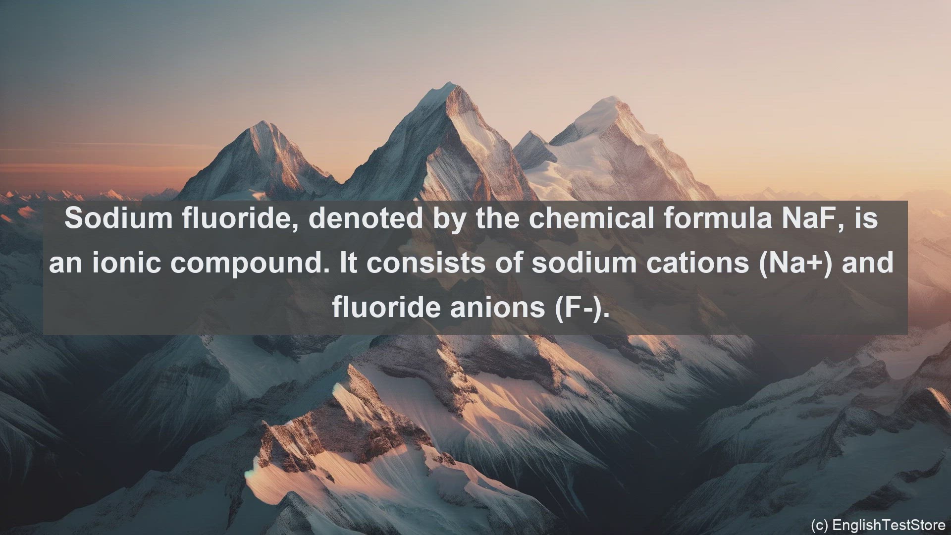 'Video thumbnail for Sodium fluoride in science  definition and examples'