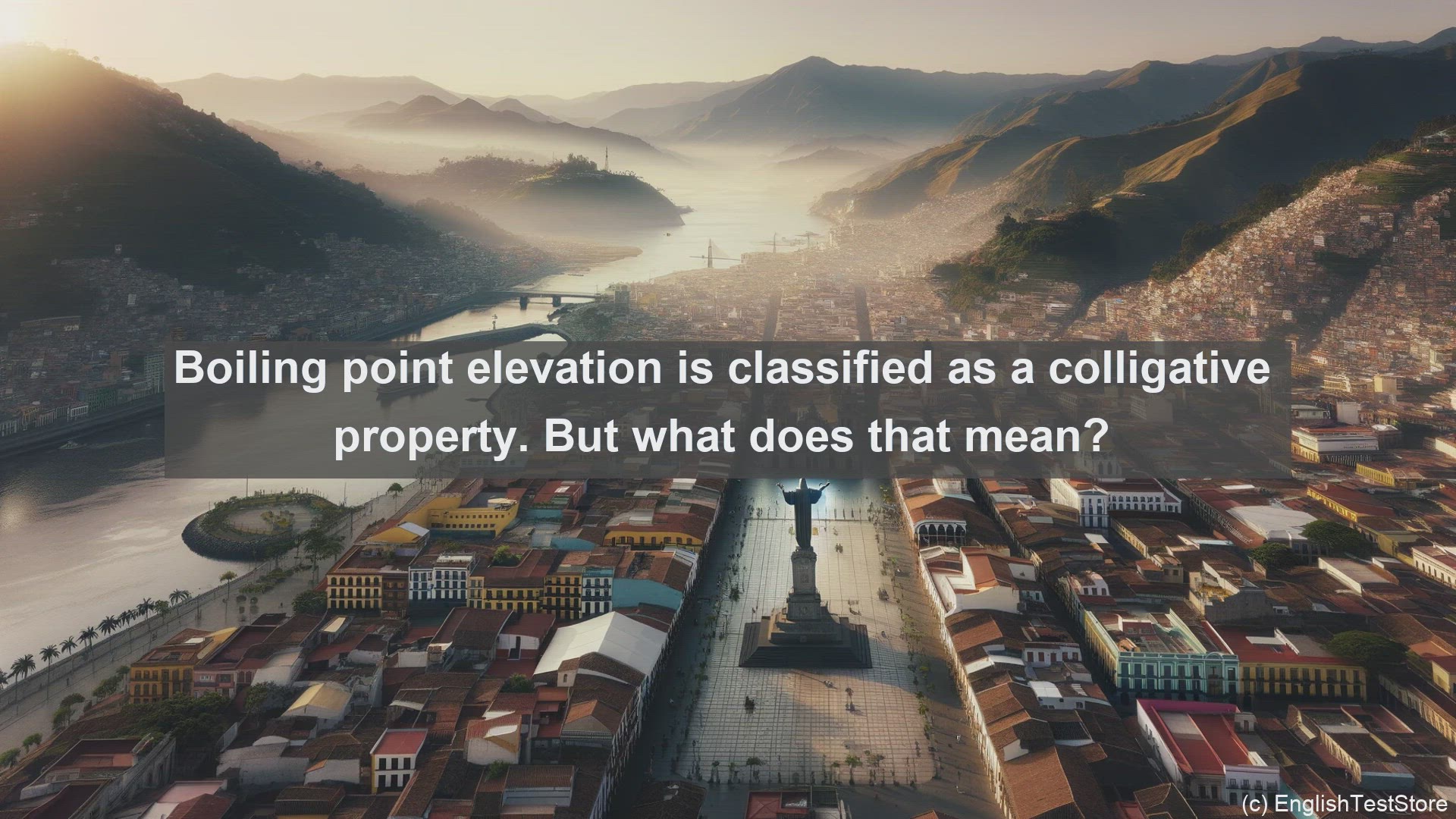'Video thumbnail for Boiling point elevation in science  definition and examples'