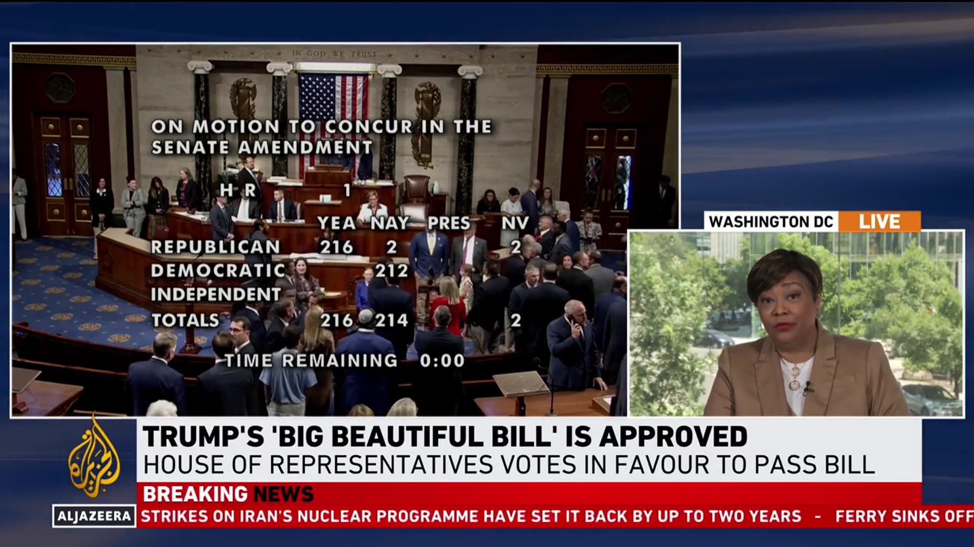 'Video thumbnail for Trump's 'big, beautiful bill' gets final approval from Congress'