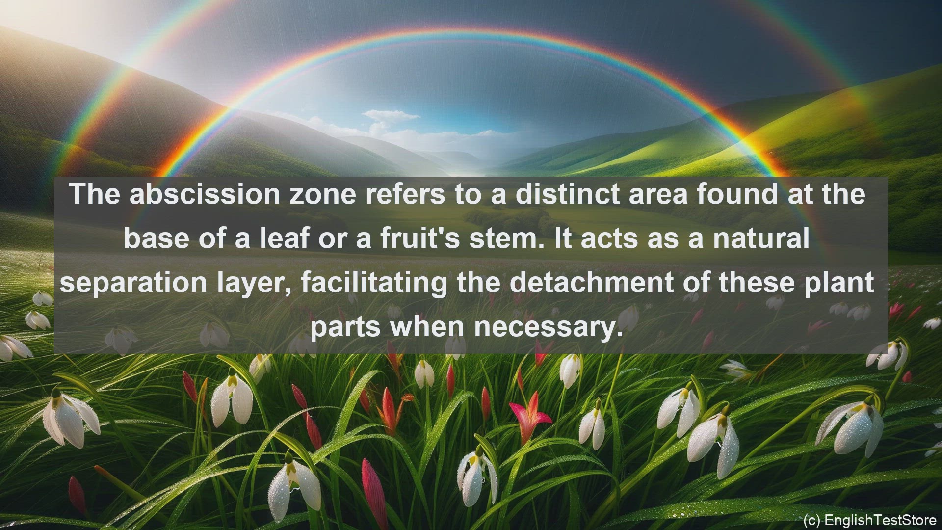 'Video thumbnail for Abscission zone in science  definition and examples'