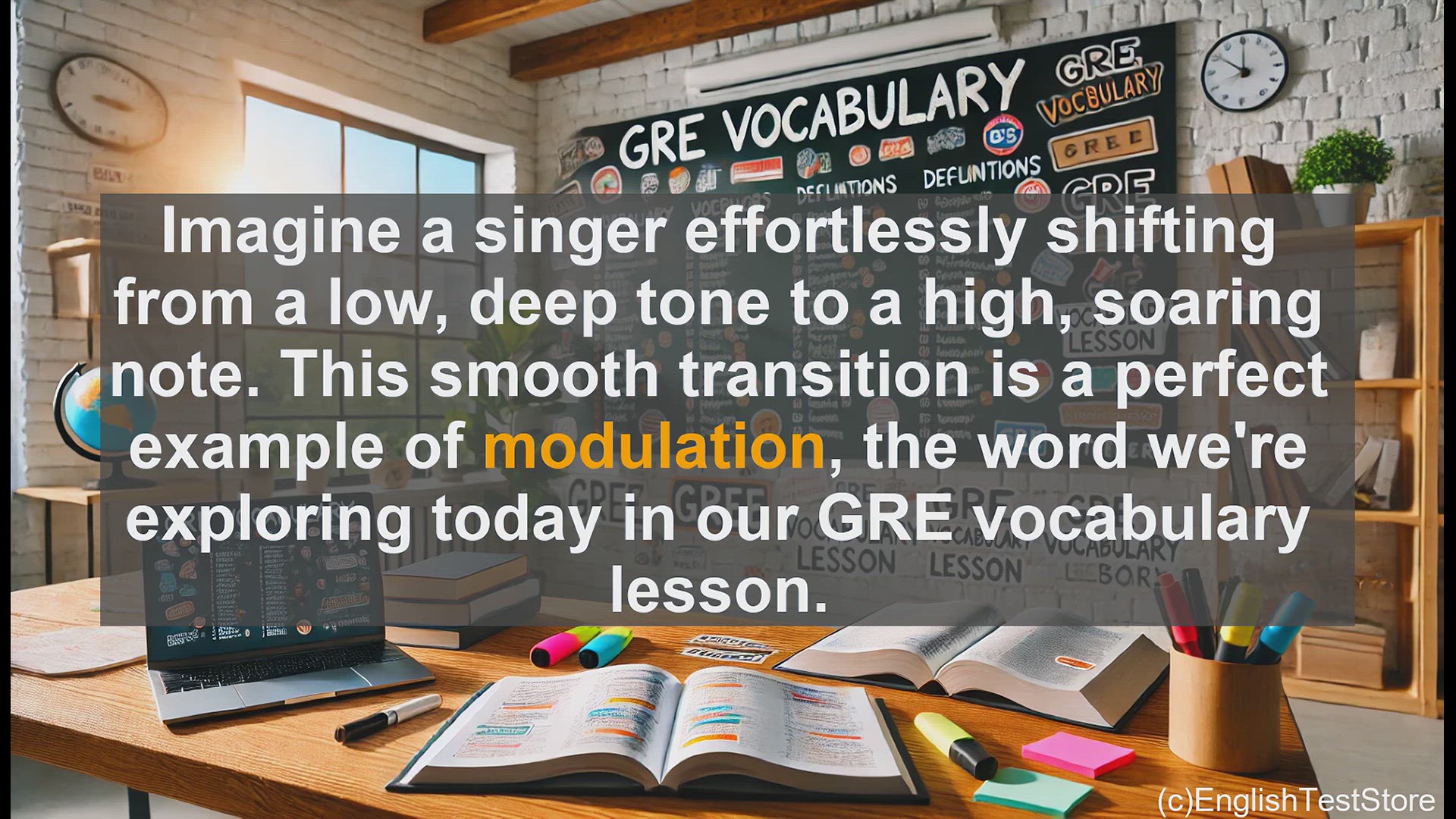 'Video thumbnail for GRE Vocabulary Lesson: GRE Vocabulary - Understanding 'Modulation' Across Disciplines'