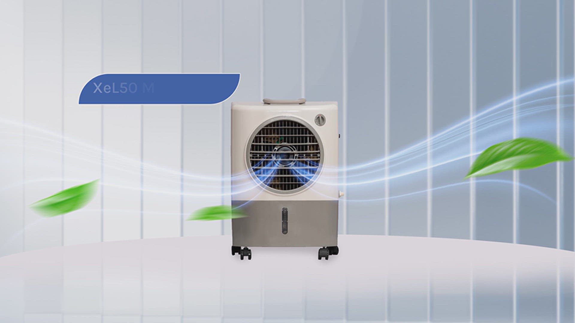 'Video thumbnail for Portable Swamp Coolers - 1300 CFM MC18M Evaporative Air Cooler with 2-Speed Fan'