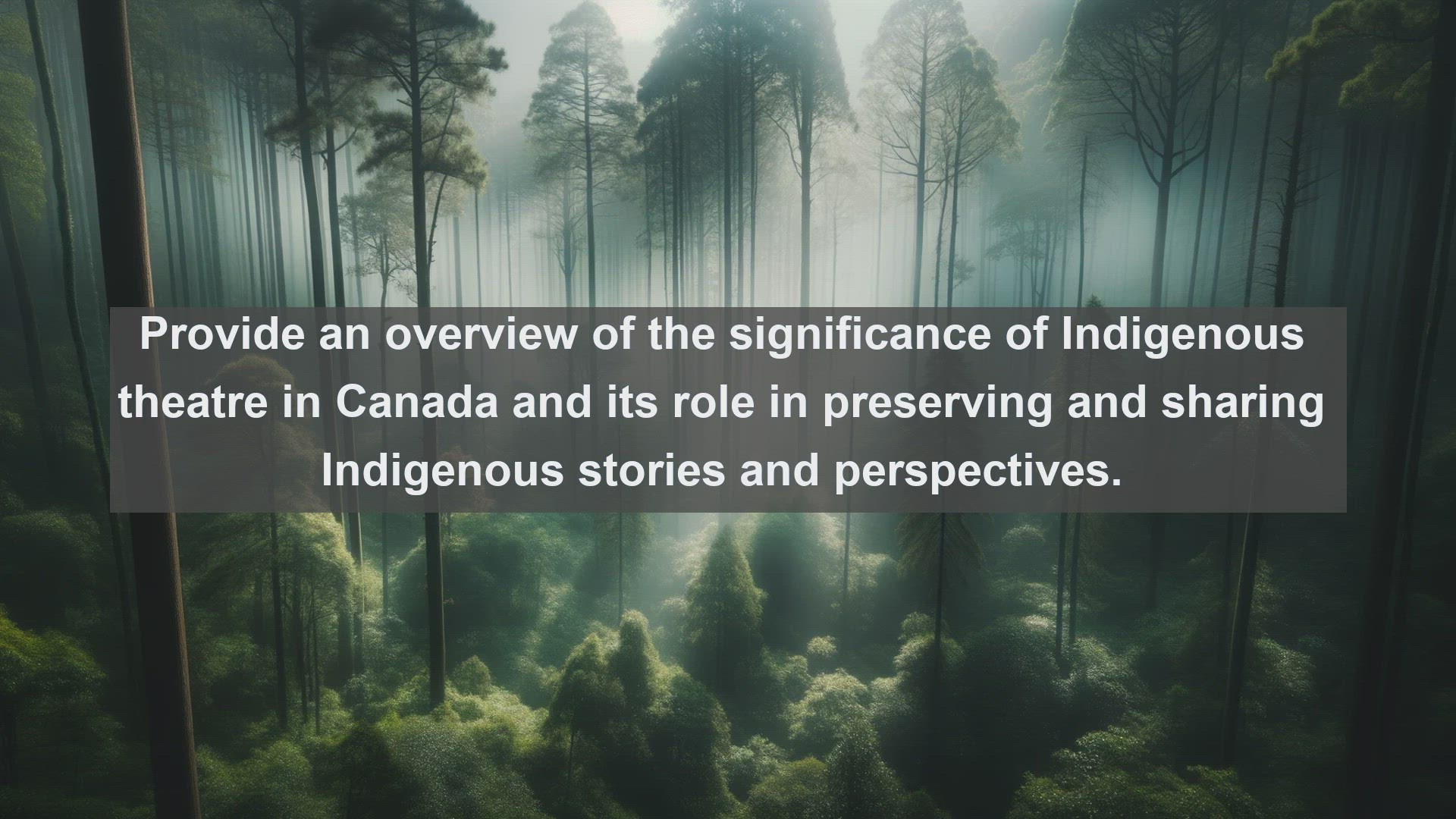 'Video thumbnail for Top 10 Canadian Plays about First Nations People'