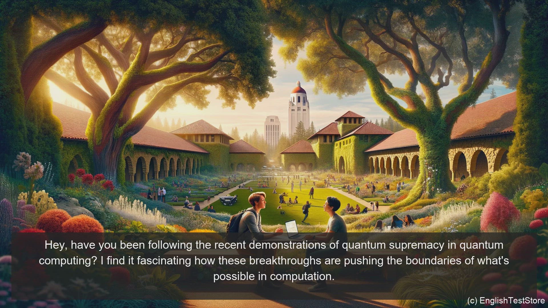 'Video thumbnail for English Conversation for Informatics Engineering: Quantum Computing Quantum Supremacy Demonstrations'
