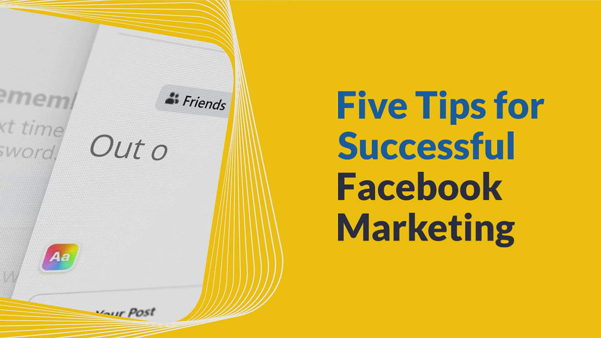 'Video thumbnail for Five Ways To Succeed With Facebook Marketing'