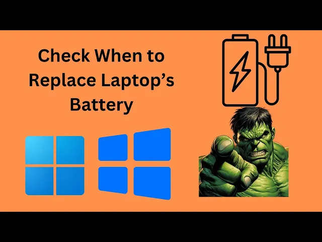 'Video thumbnail for How to Check When to Replace Laptop’s Battery on Windows 11 or 10 | GearUpWindows Tutorial'