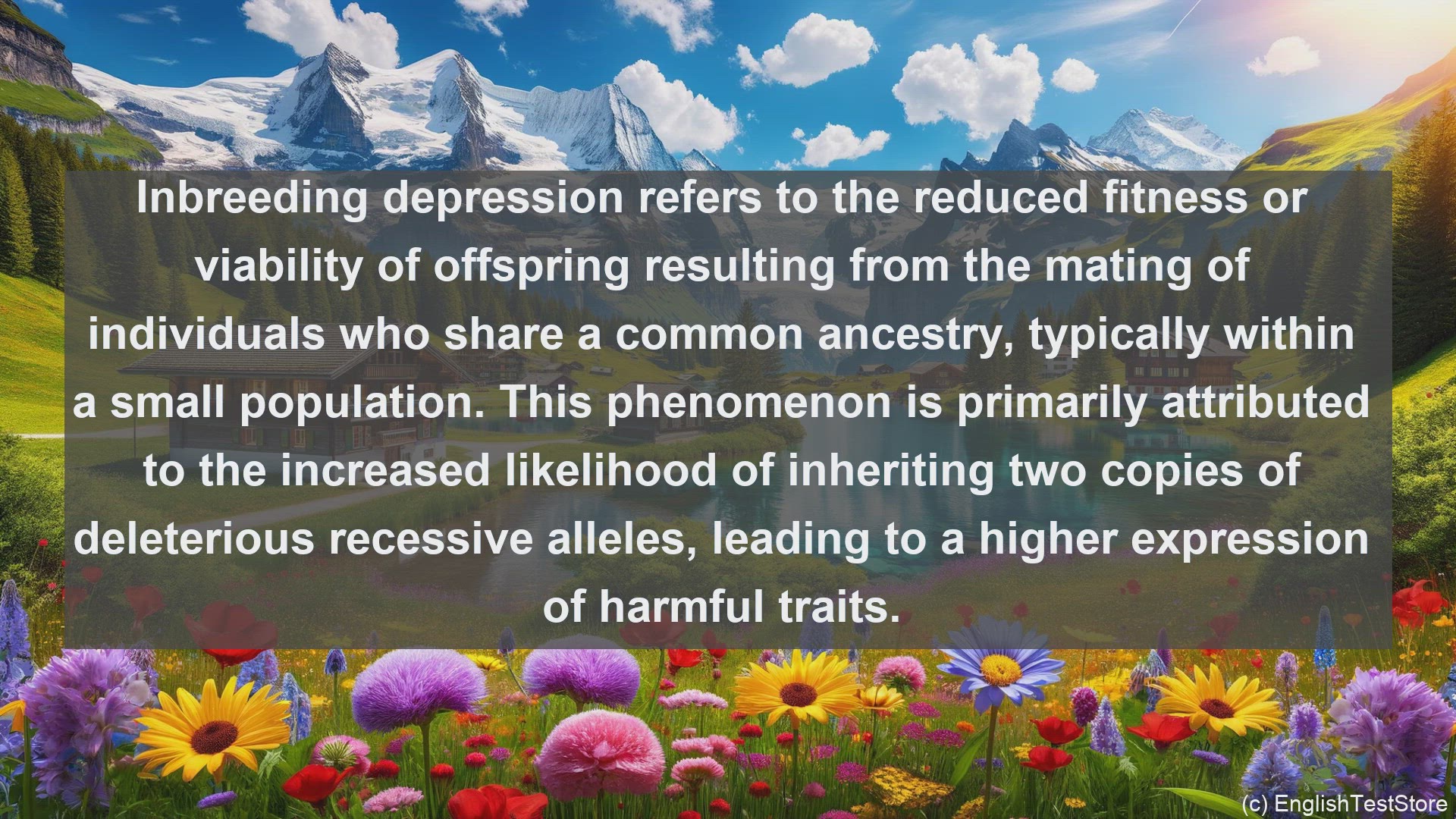 'Video thumbnail for Inbreeding depression in science  definition and examples'