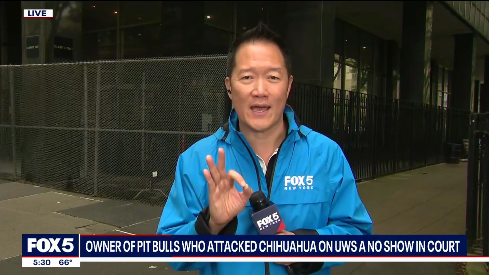 'Video thumbnail for UWS pit bull attack: Owner failed to show up to court'