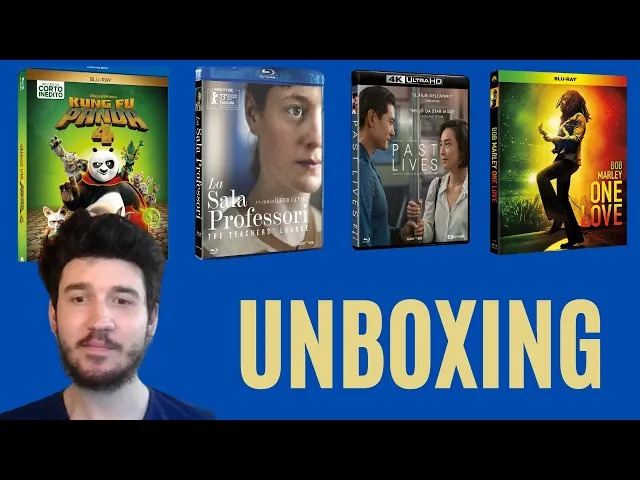'Video thumbnail for Unboxing Home Video Giugno 2024: 4K di Past Lives e Blu-ray di Kung Fu Panda 4 - Plaion Pictures'