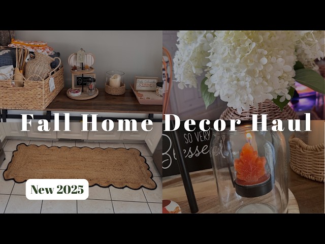 Video thumbnail for 2025 Fall Decor Haul: Warm & Rustic Fall Homemaking