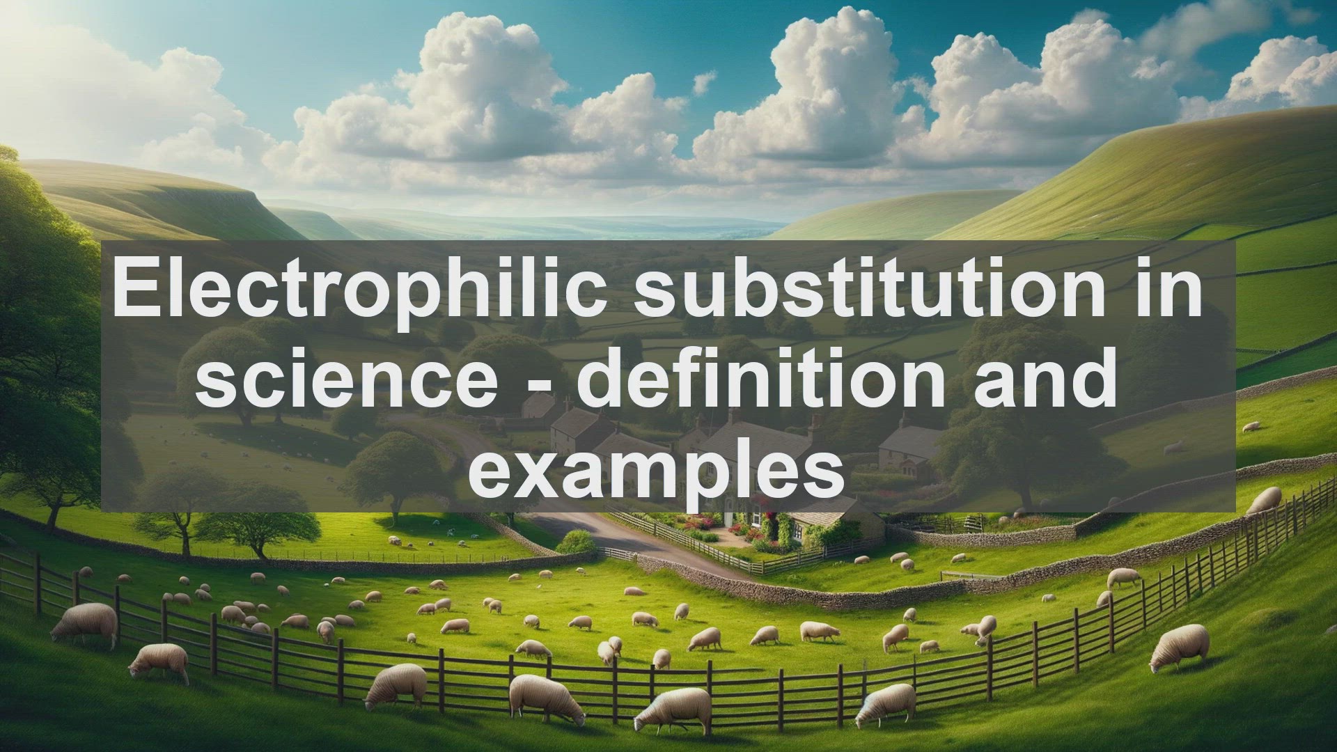 'Video thumbnail for Electrophilic substitution in science  definition and examples'