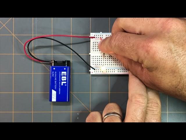 'Video thumbnail for Fundamentals of Electronics: LEDs (LED w/ Current Limiting Resistor)'