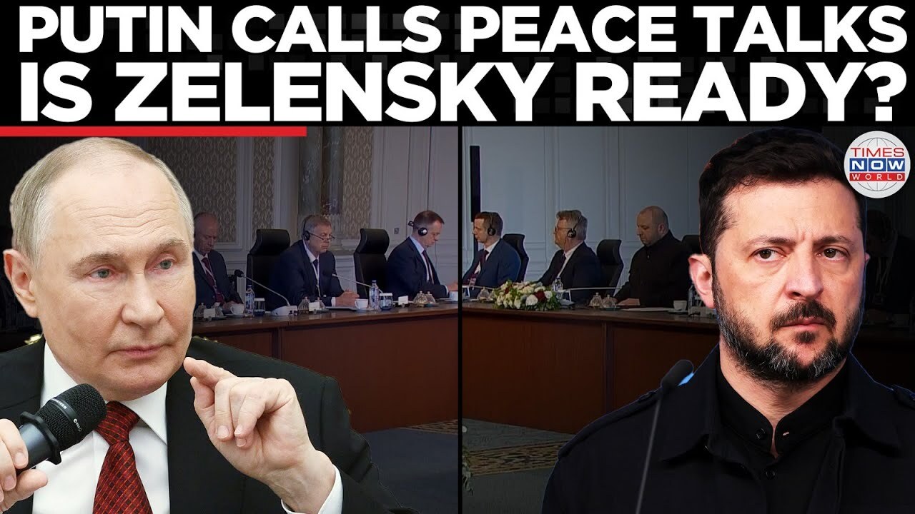 'Video thumbnail for Putin Signals Third Round Of Peace Talks With Ukraine | Times Now World'