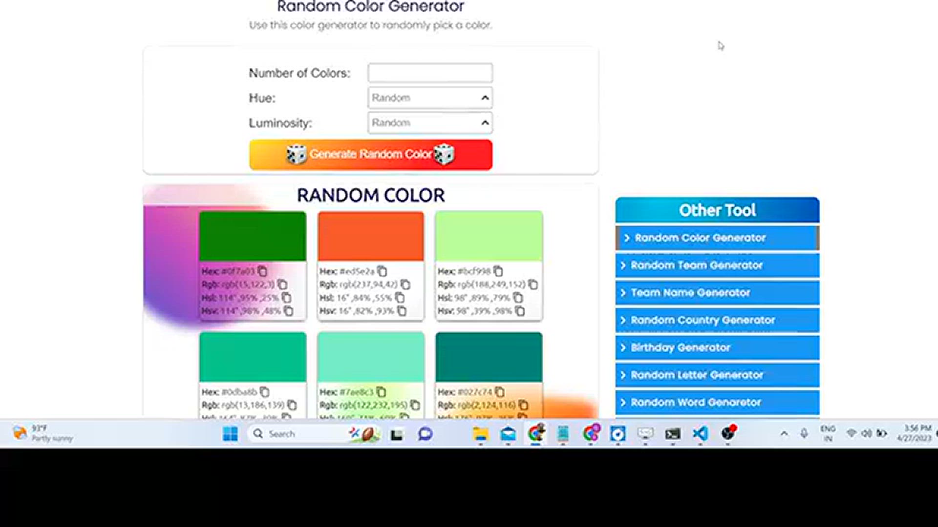 Colour 2024 picker online