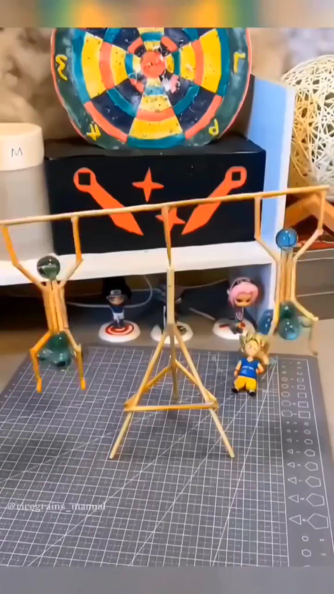 Video thumbnail for I Made a Miniature DIY Swing Set Using Wooden Sticks