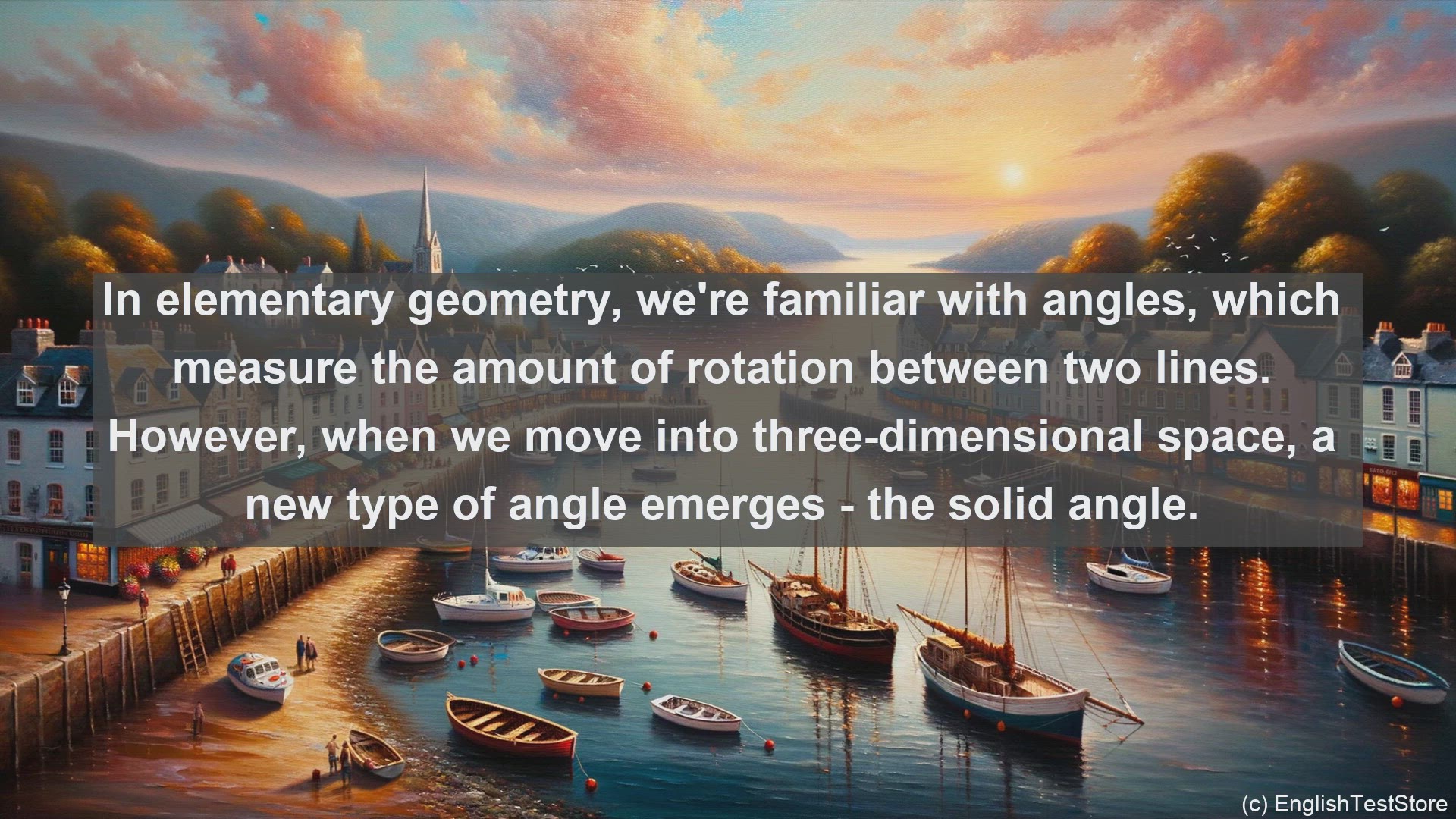 'Video thumbnail for Solid angle in science  definition and examples'