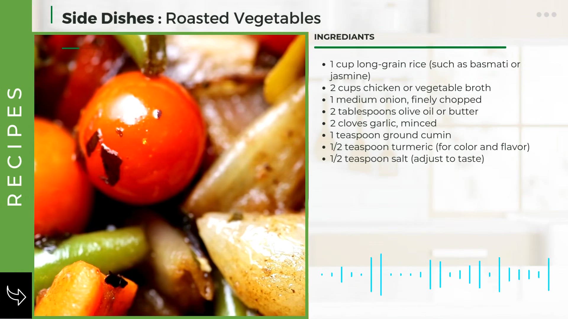 'Video thumbnail for Side Dishes : Roasted Vegetables'