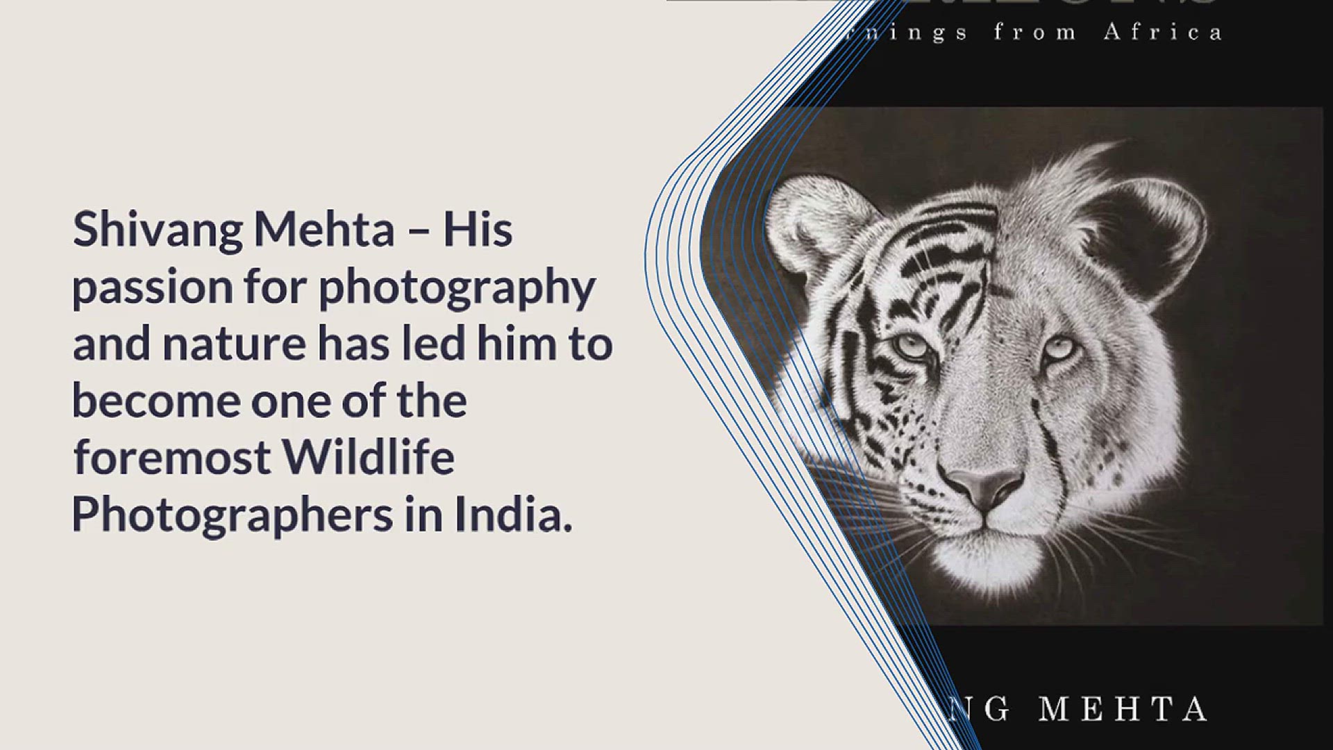 'Video thumbnail for Shivang Mehta – Wildlife Photographer & Canon India Ambassador'