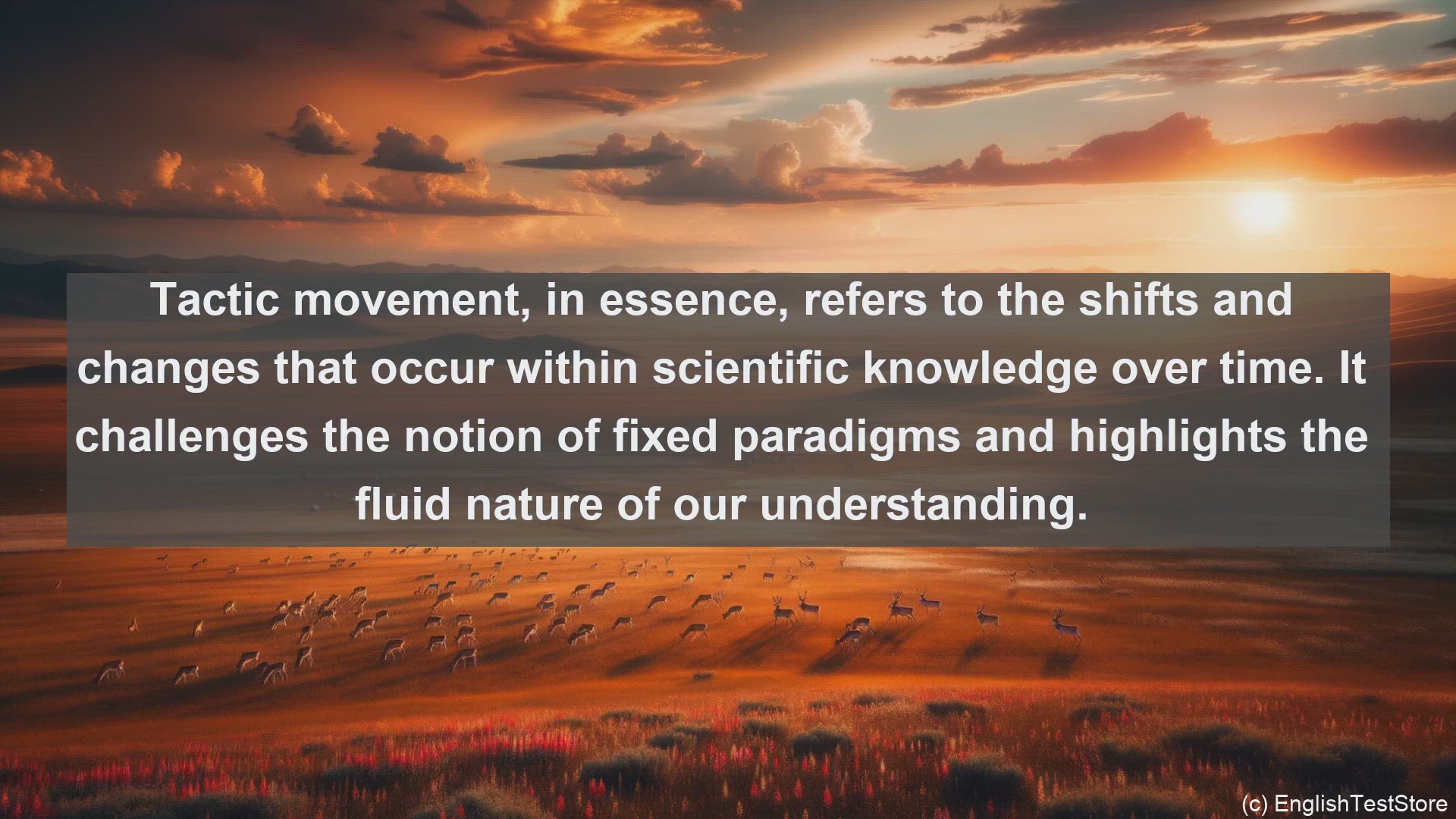 'Video thumbnail for Tactic movement in science  definition and examples'