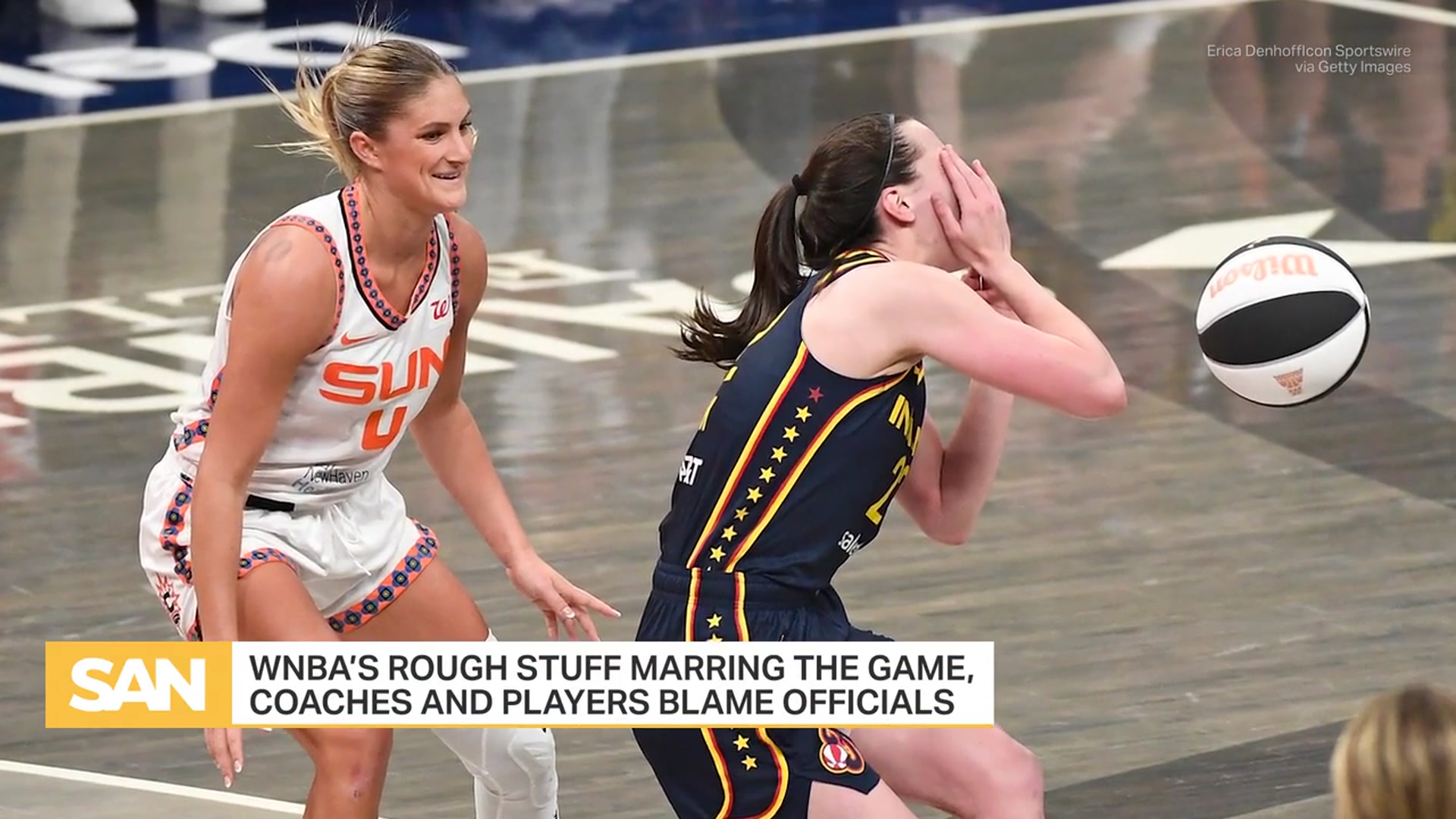 'Video thumbnail for Is it a ‘bully-ball’ problem or just ‘Jordan Rules'? WNBA gets physical'