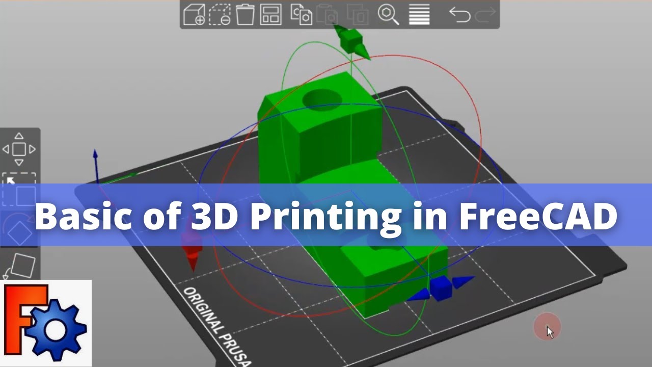'Video thumbnail for Basic of 3D Printing in FreeCAD | FreeCAD Tutorial | FreeCAD 3D Printing | Mechnexus |'