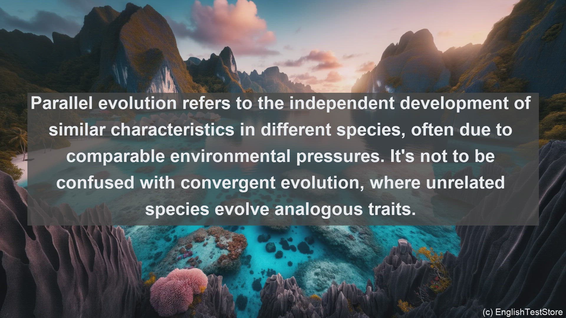 'Video thumbnail for Parallel evolution in science  definition and examples'