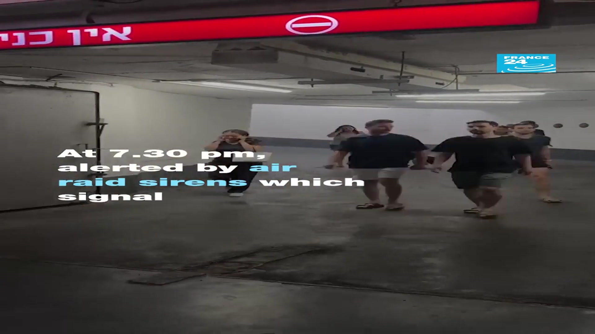 'Video thumbnail for A mall parking lot turned underground bunker in Tel Aviv'