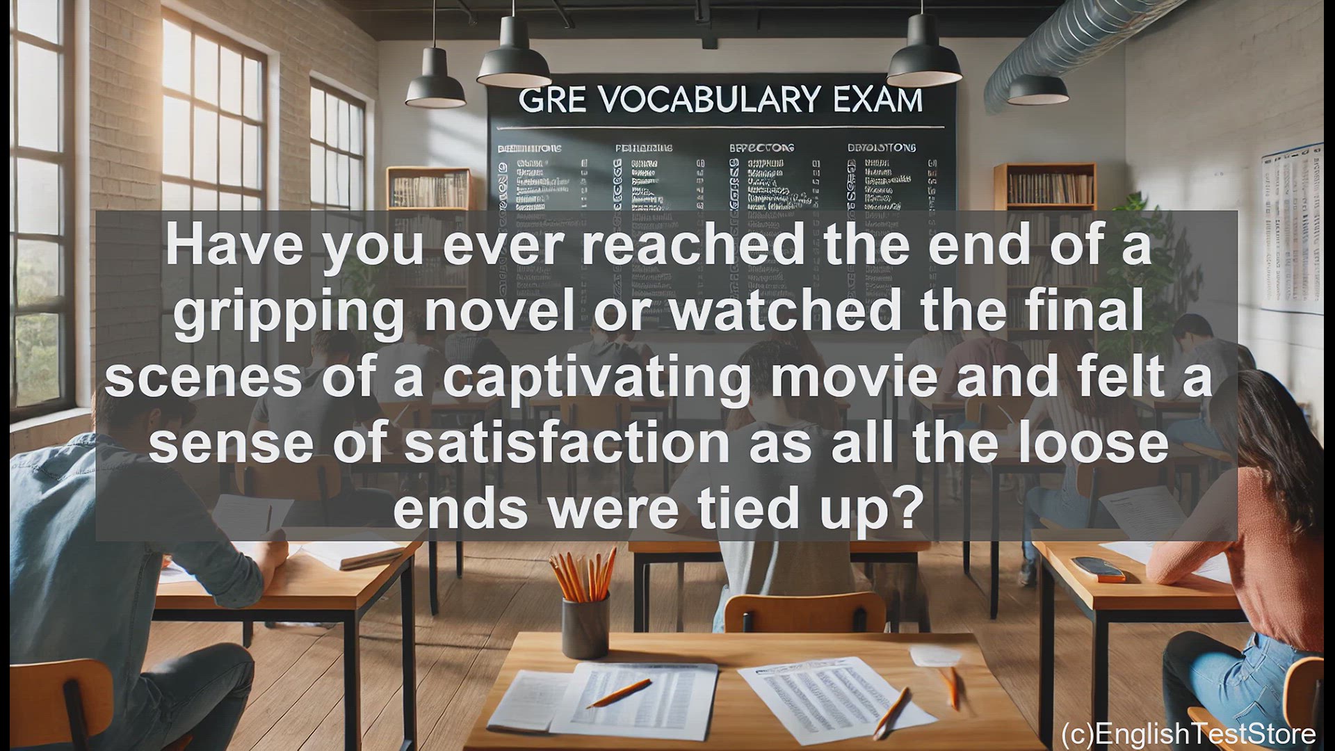 'Video thumbnail for GRE Vocabulary Lesson: Unraveling the Denouement - Mastering a Crucial GRE Vocabulary Word'
