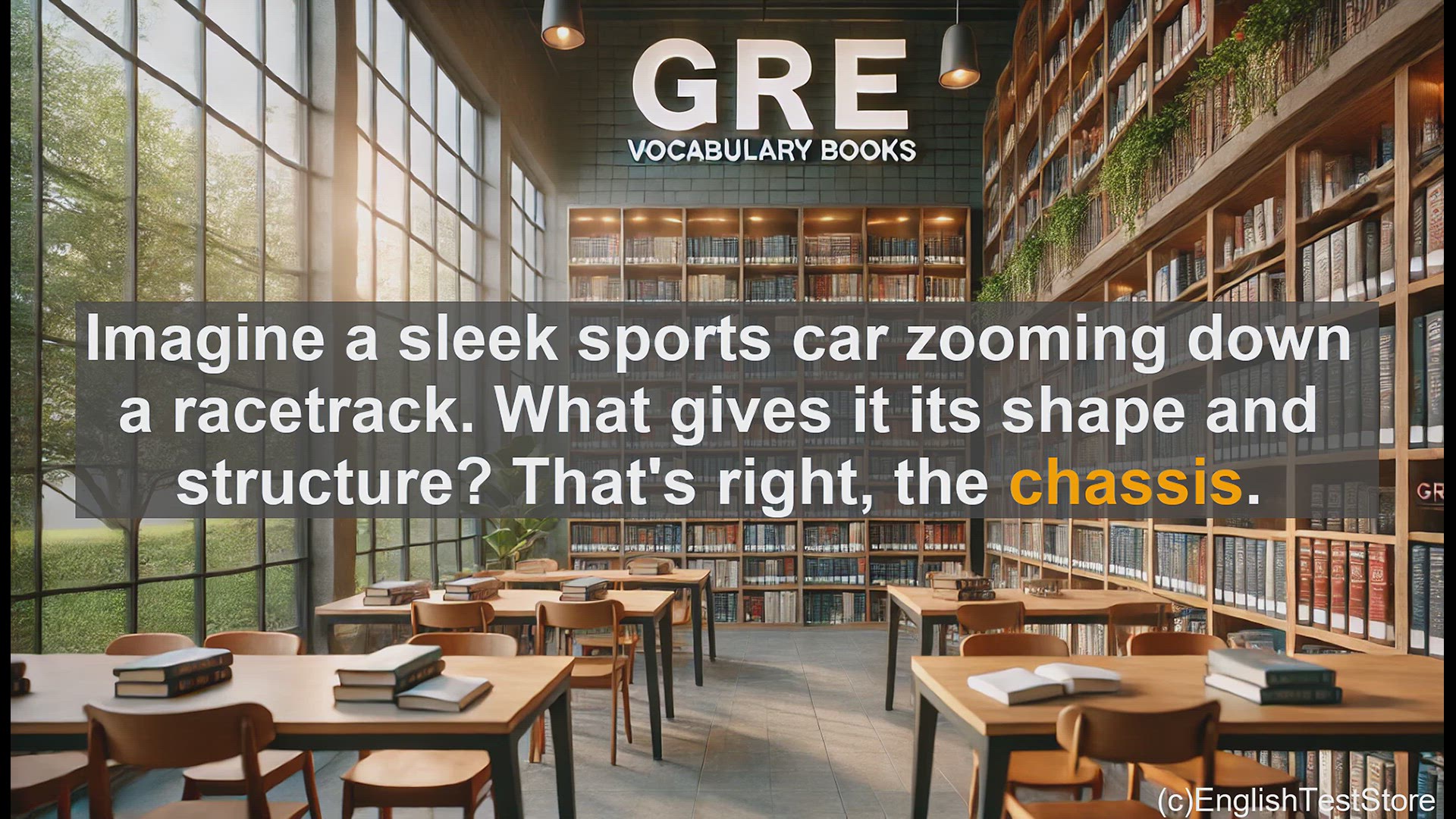'Video thumbnail for GRE Vocabulary Lesson: The Chassis - The Backbone of Vehicles and Electronics'