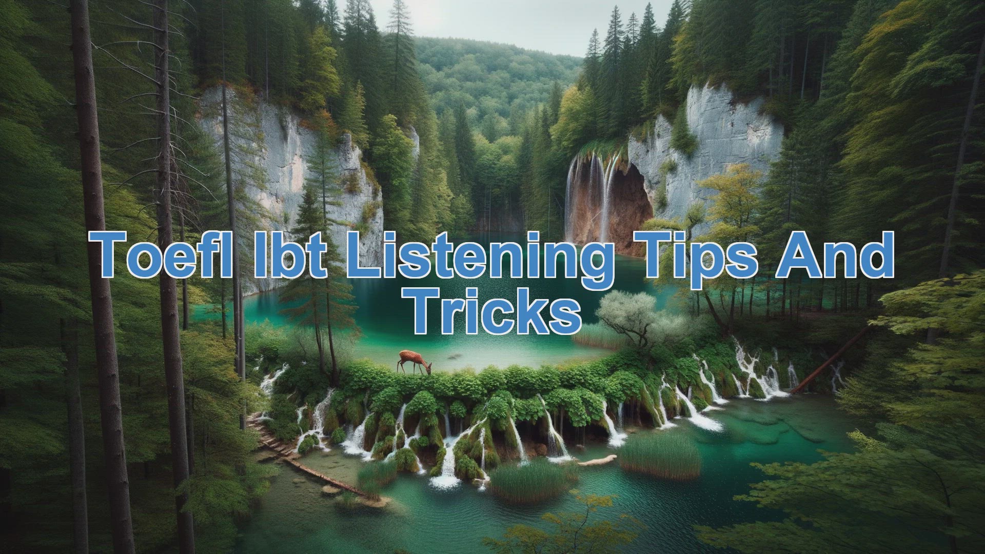 'Video thumbnail for TOEFL iBT Listening Tips and Tricks'