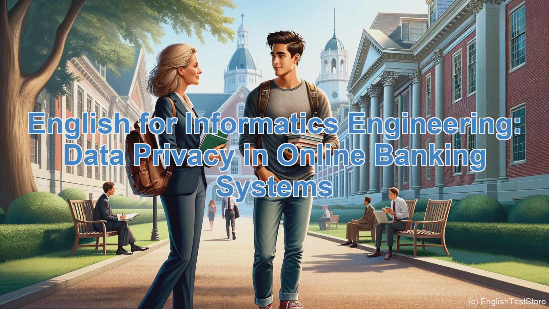 'Video thumbnail for English Conversation for Informatics Engineering: Data Privacy in Online Banking Systems'