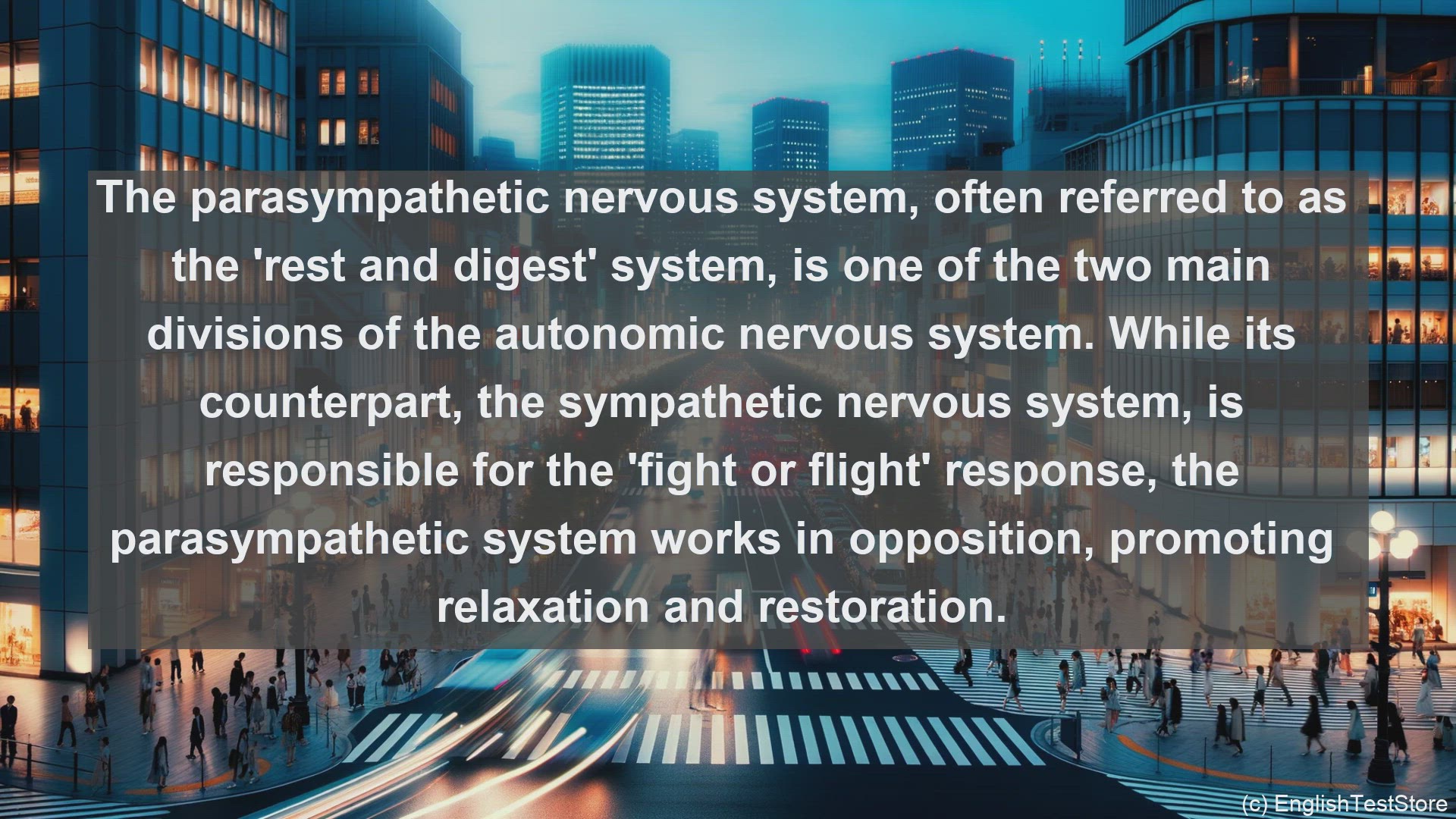 'Video thumbnail for Parasympathetic nervous system in science  definition and examples'