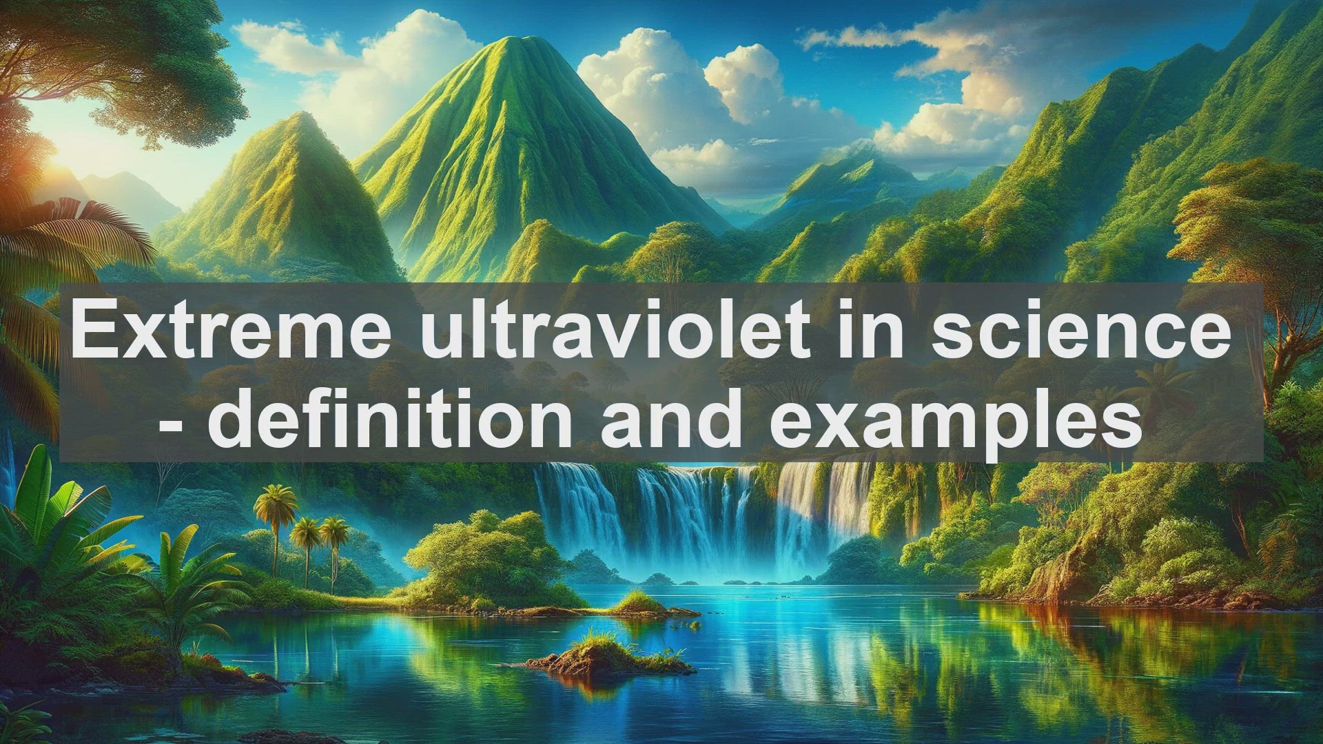 'Video thumbnail for Extreme ultraviolet in science  definition and examples'