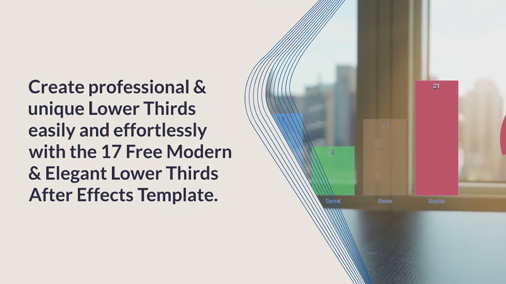 'Video thumbnail for 17 Free Modern & Elegant Lower Thirds After Effects Template'