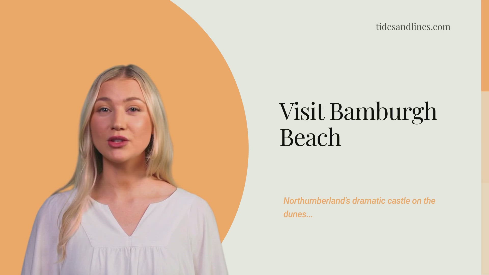 Video thumbnail for Best Walks at Bamburgh Beach