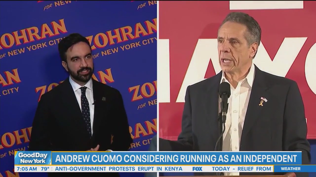 'Video thumbnail for 2025 Mayoral race heats up with possible Cuomo Independent wild card'