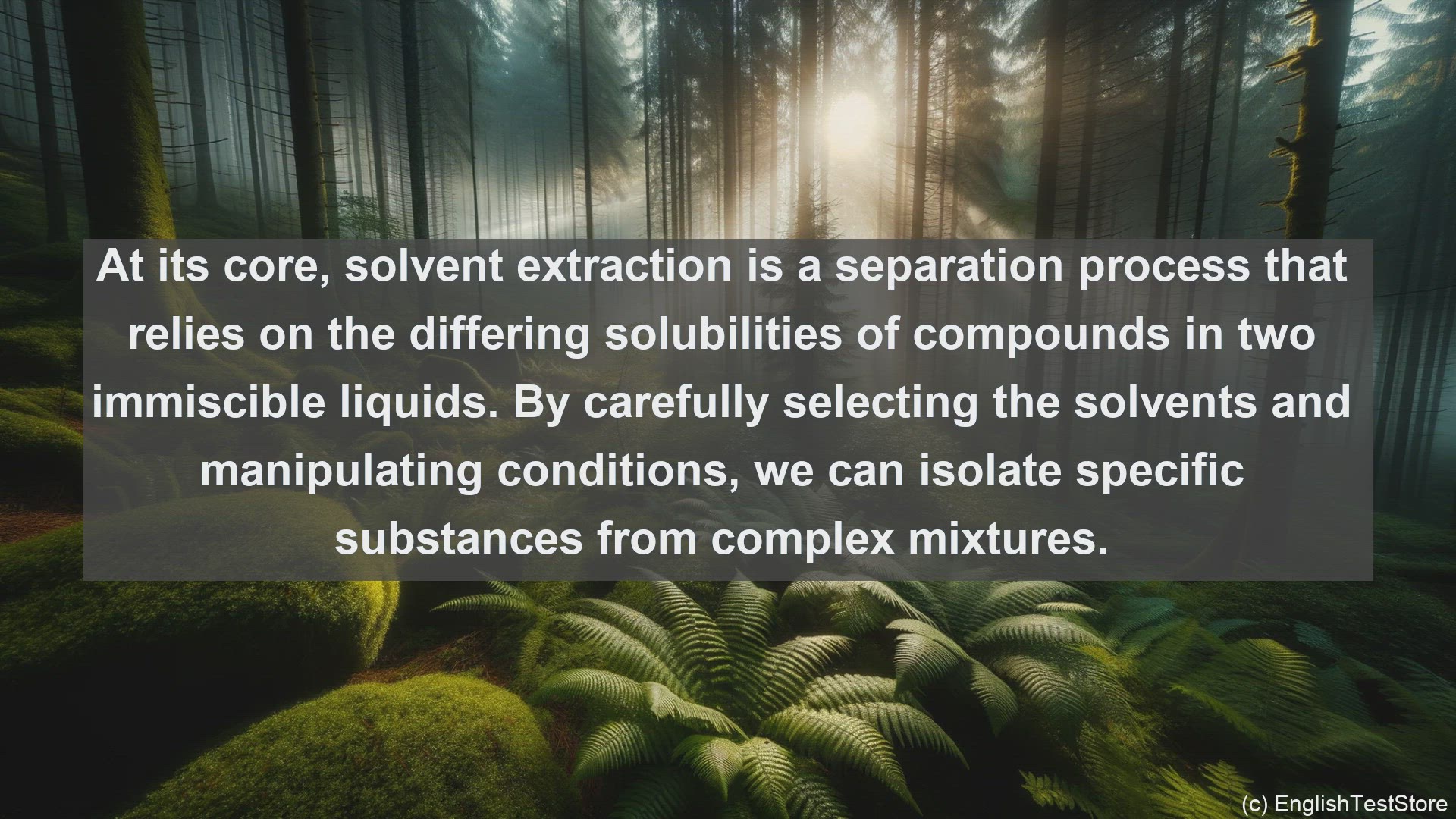 'Video thumbnail for Solvent extraction in science  definition and examples'