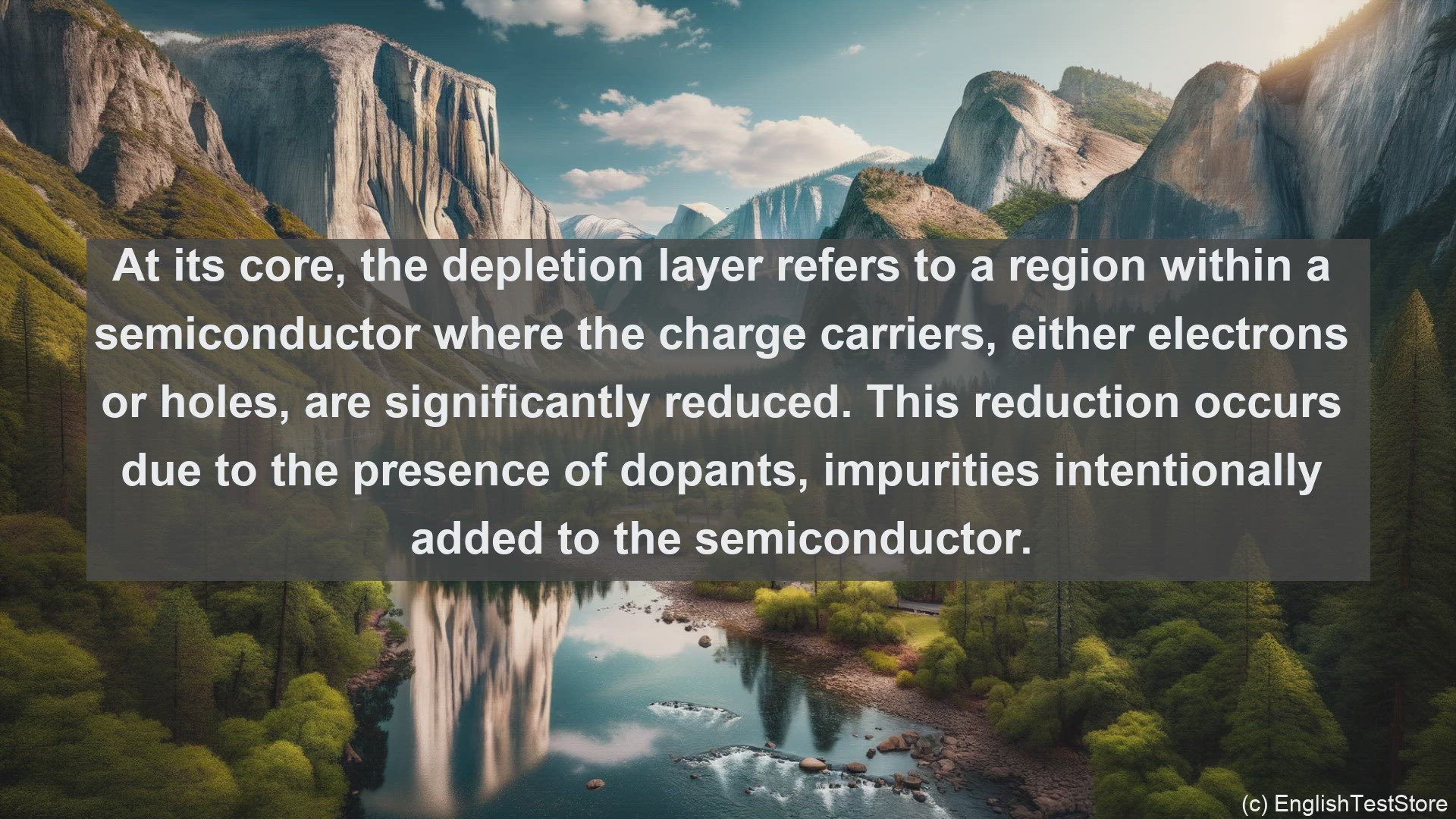 'Video thumbnail for Depletion layer in science  definition and examples'