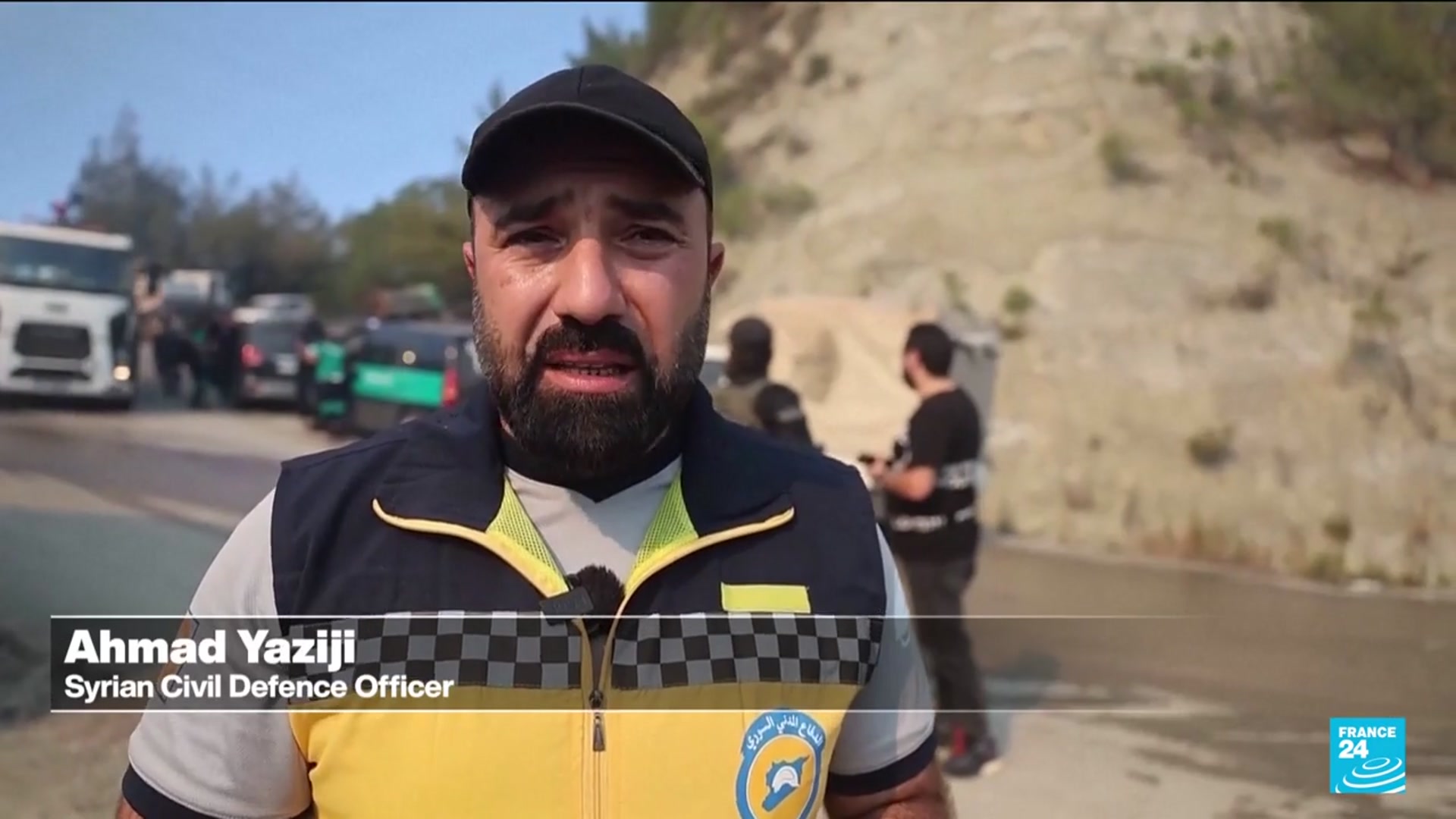 'Video thumbnail for Syria fights fires for fourth day as Jordan sends help'