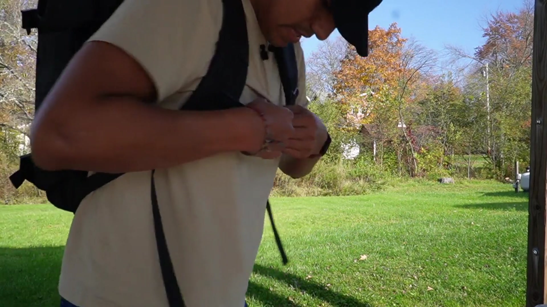 'Video thumbnail for Large Travel Waterproof Backpack Review'