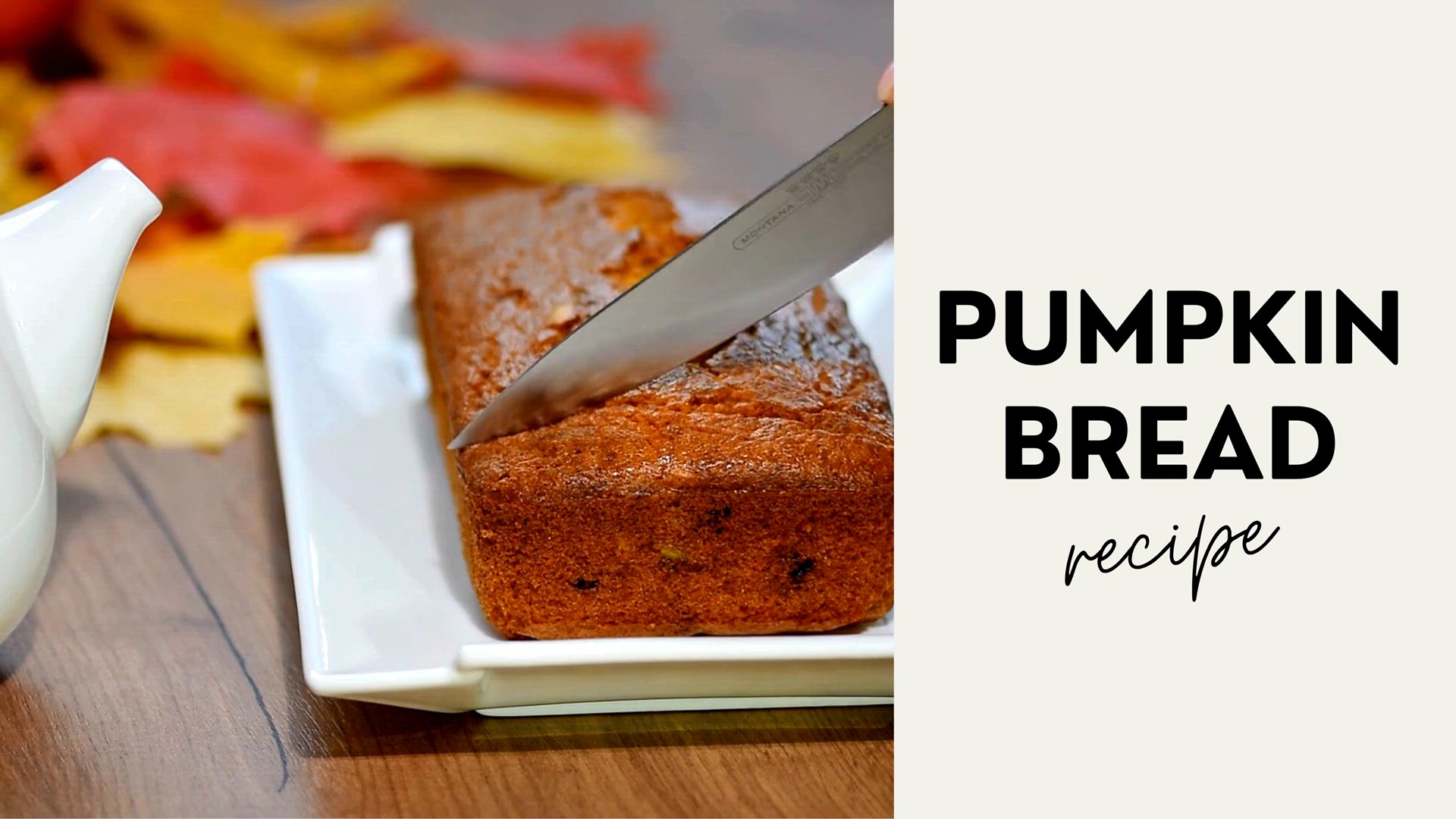 'Video thumbnail for Pumpkin Spice Bread '