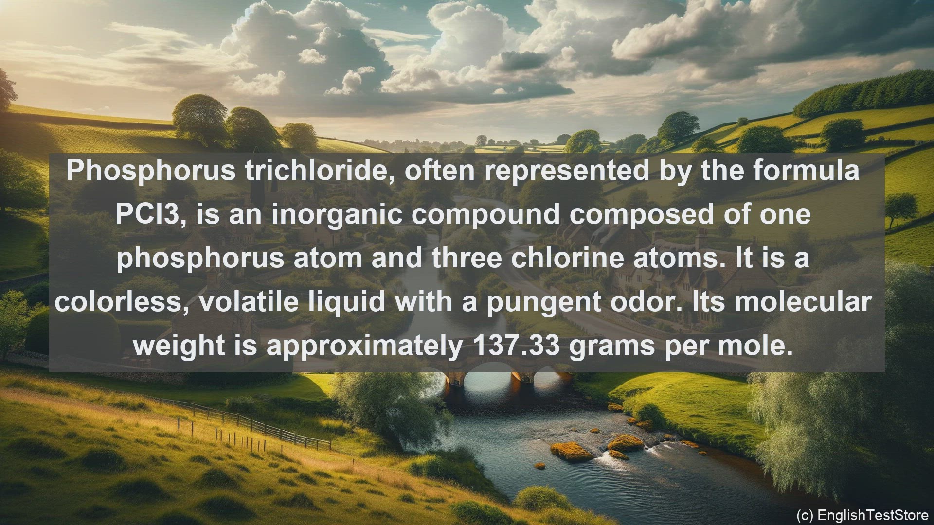 'Video thumbnail for Phosphorus trichloride in science  definition and examples'