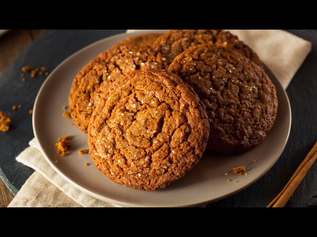 Video thumbnail for Old Fashioned Healthy Molasses Cookies: video blog